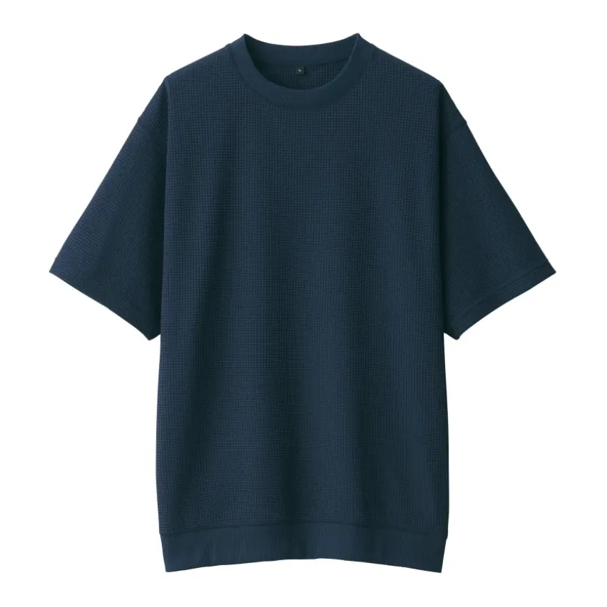 Men's UV Protection Quick Dry Waffle Short Sleeve T-Shirt