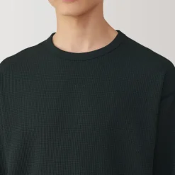 Men's UV Protection Quick Dry Waffle Long Sleeve T-Shirt