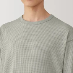 Men's UV Protection Quick Dry Waffle Long Sleeve T-Shirt