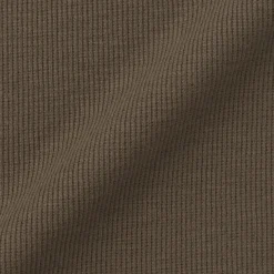 Men's Waffle Henley Neck Long Sleeve T-Shirt