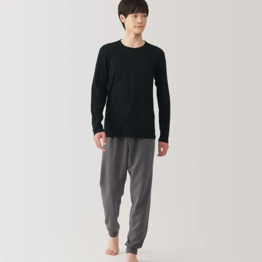 Men's Warm Cotton Crew Neck Long Sleeve T-Shirt