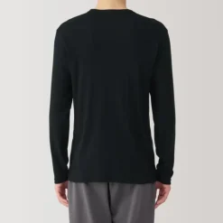 Men's Warm Cotton Crew Neck Long Sleeve T-Shirt