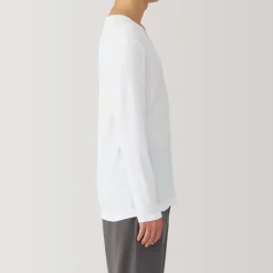 Men's Warm Cotton V-Neck Long Sleeve T-Shirt