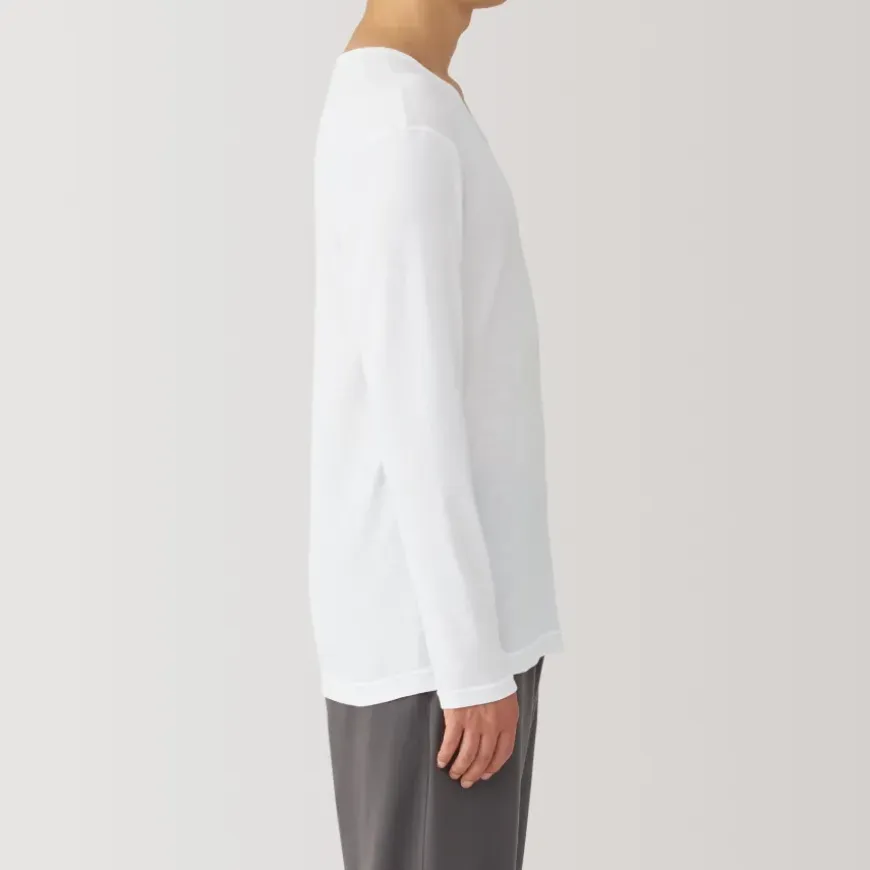 Men's Warm Cotton V-Neck Long Sleeve T-Shirt