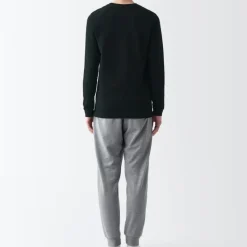 Men's Warm Thick Cotton Crew Neck Long Sleeve T-Shirt