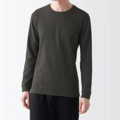 Men's Warm Thick Cotton Crew Neck Long Sleeve T-Shirt