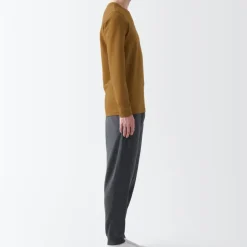 Men's Warm Thick Cotton Crew Neck Long Sleeve T-Shirt