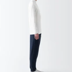 Men's Warm Thick Cotton High Neck Long Sleeve T-Shirt