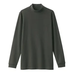 Men's Warm Thick Cotton High Neck Long Sleeve T-Shirt