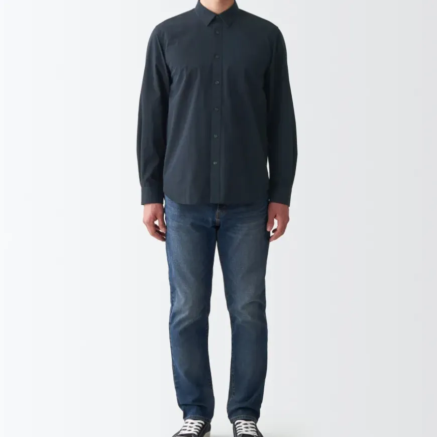 Men's Washed Broad Shirt
