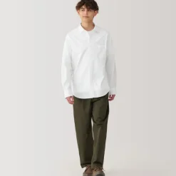 Men's Washed Broadcloth Long Sleeve Shirt