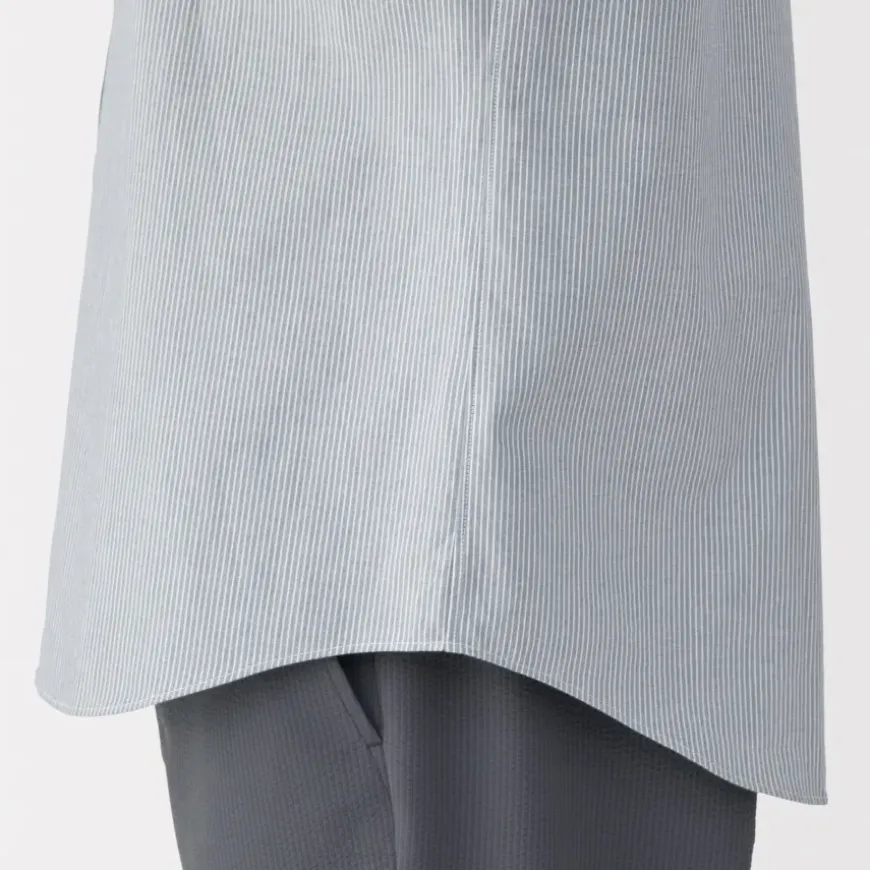 Men's Washed Broadcloth Short Sleeve Striped Shirt