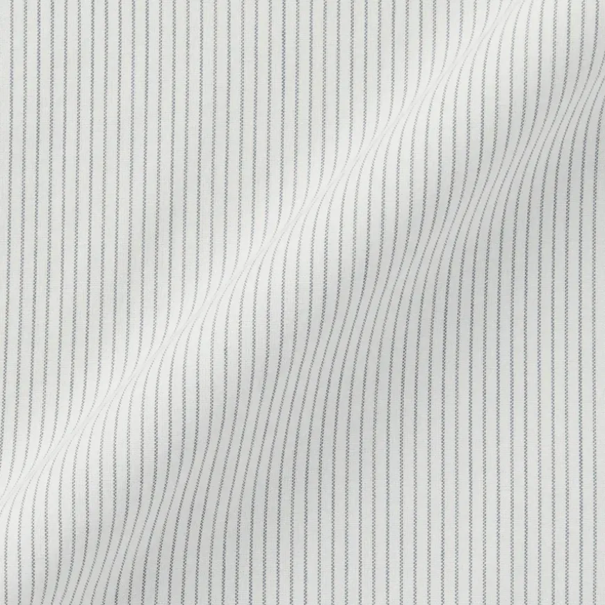 Men's Washed Broadcloth Short Sleeve Striped Shirt