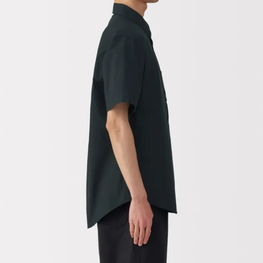 Men's Washed Broadcloth Short Sleeve Shirt