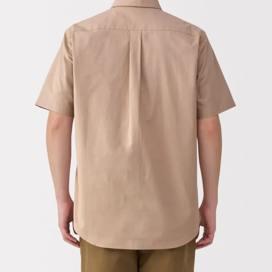 Men's Washed Broadcloth Short Sleeve Shirt
