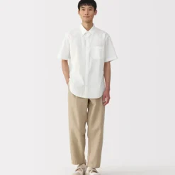 Men's Washed Broadcloth Short Sleeve Shirt
