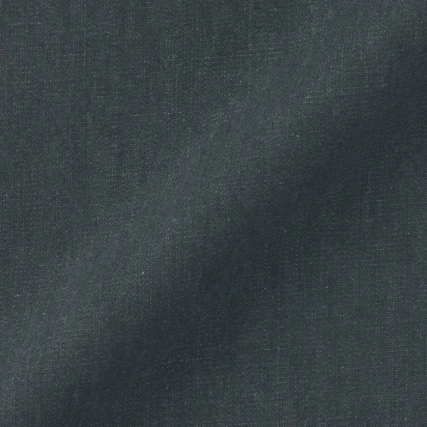 Men's Washed Denim Easy Pants - Black