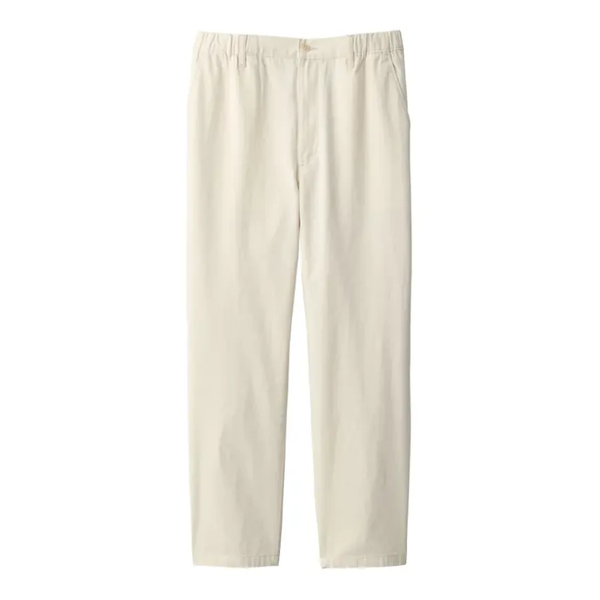 Men's Washed Denim Easy Pants - Natural