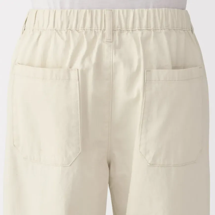 Men's Washed Denim Easy Pants - Natural