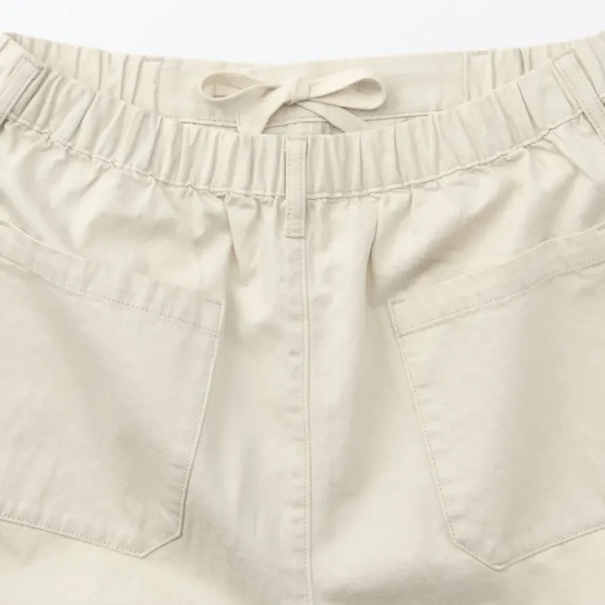 Men's Washed Denim Easy Pants - Natural