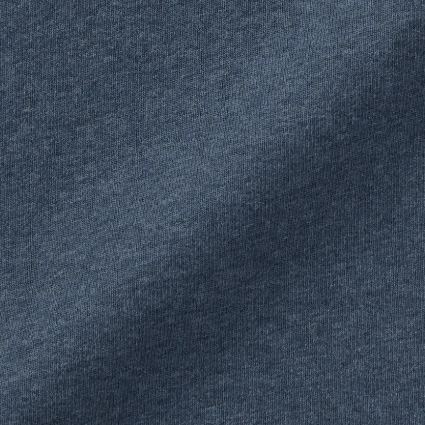 Men's Washed Heavy Weight Crew Neck Long Sleeve T-Shirt