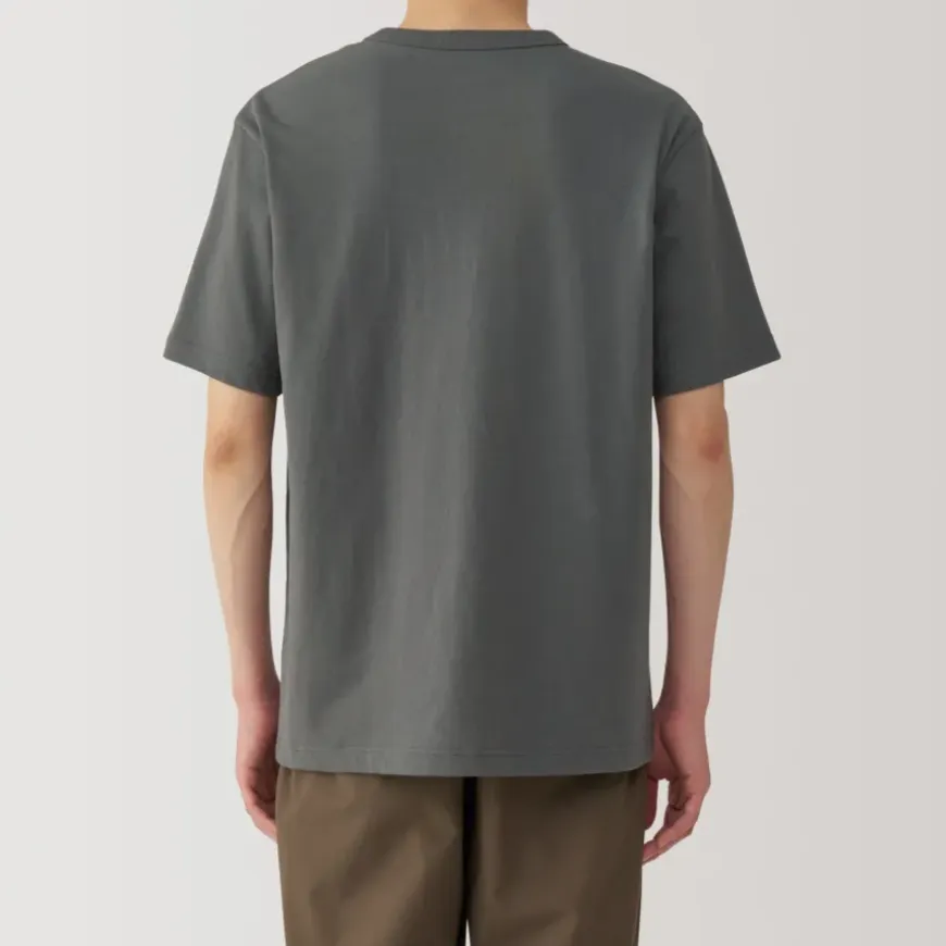 Men's Washed Heavy Weight Crew Neck Short Sleeve T-Shirt