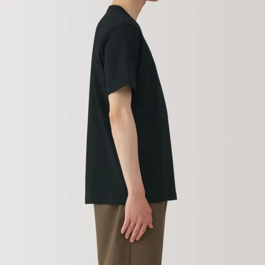 Men's Washed Heavy Weight Crew Neck Short Sleeve T-Shirt