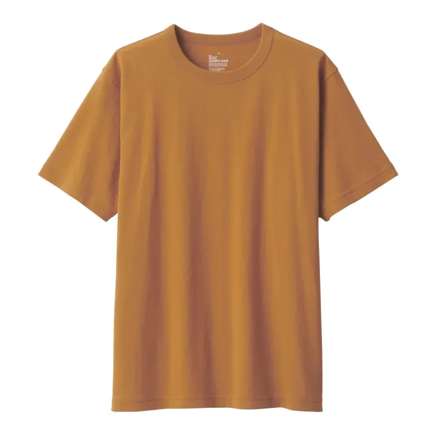 Men's Washed Heavy Weight Crew Neck Short Sleeve T-Shirt