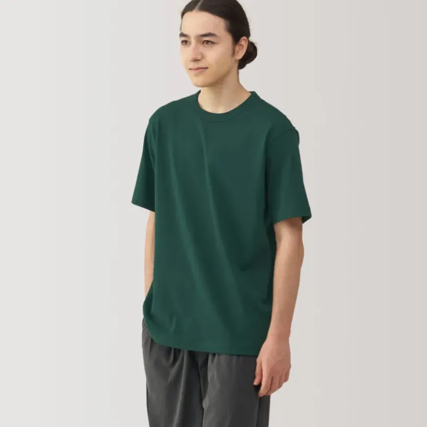 Men's Washed Heavy Weight Crew Neck Short Sleeve T-Shirt