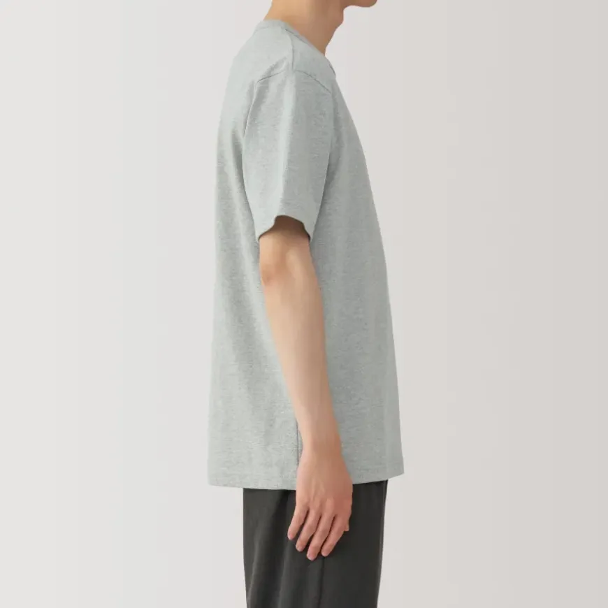 Men's Washed Heavy Weight Crew Neck Short Sleeve T-Shirt