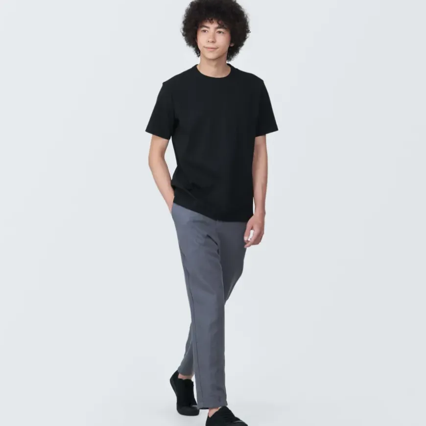 Men's Washed Heavy Weight Crew Neck Short Sleeve T-Shirt