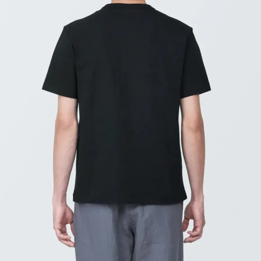 Men's Washed Heavy Weight Crew Neck Short Sleeve T-Shirt