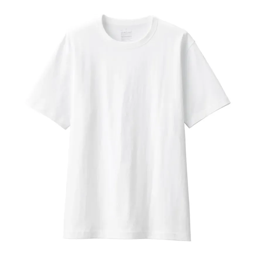 Men's Washed Heavy Weight Crew Neck Short Sleeve T-Shirt