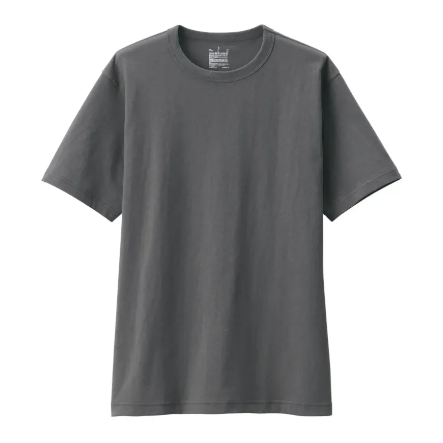 Men's Washed Heavy Weight Crew Neck Short Sleeve T-Shirt
