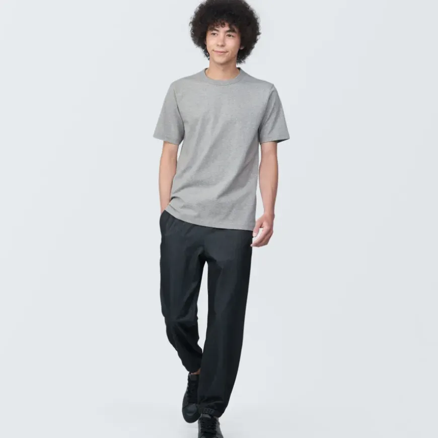 Men's Washed Heavy Weight Crew Neck Short Sleeve T-Shirt