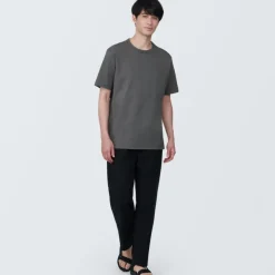 Men's Washed Heavy Weight Crew Neck Short Sleeve T-Shirt
