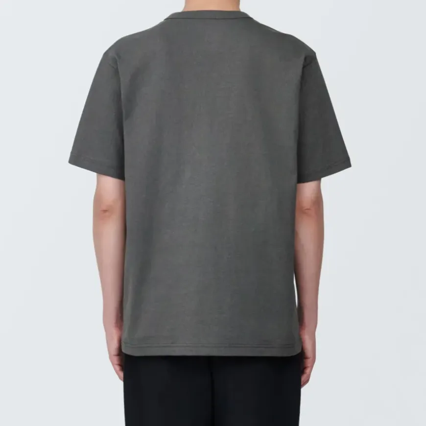 Men's Washed Heavy Weight Crew Neck Short Sleeve T-Shirt