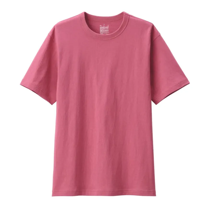Men's Washed Heavy Weight Crew Neck Short Sleeve T-Shirt