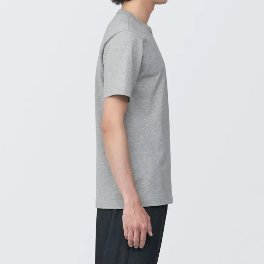 Men's Washed Heavy Weight Crew Neck Short Sleeve T-Shirt
