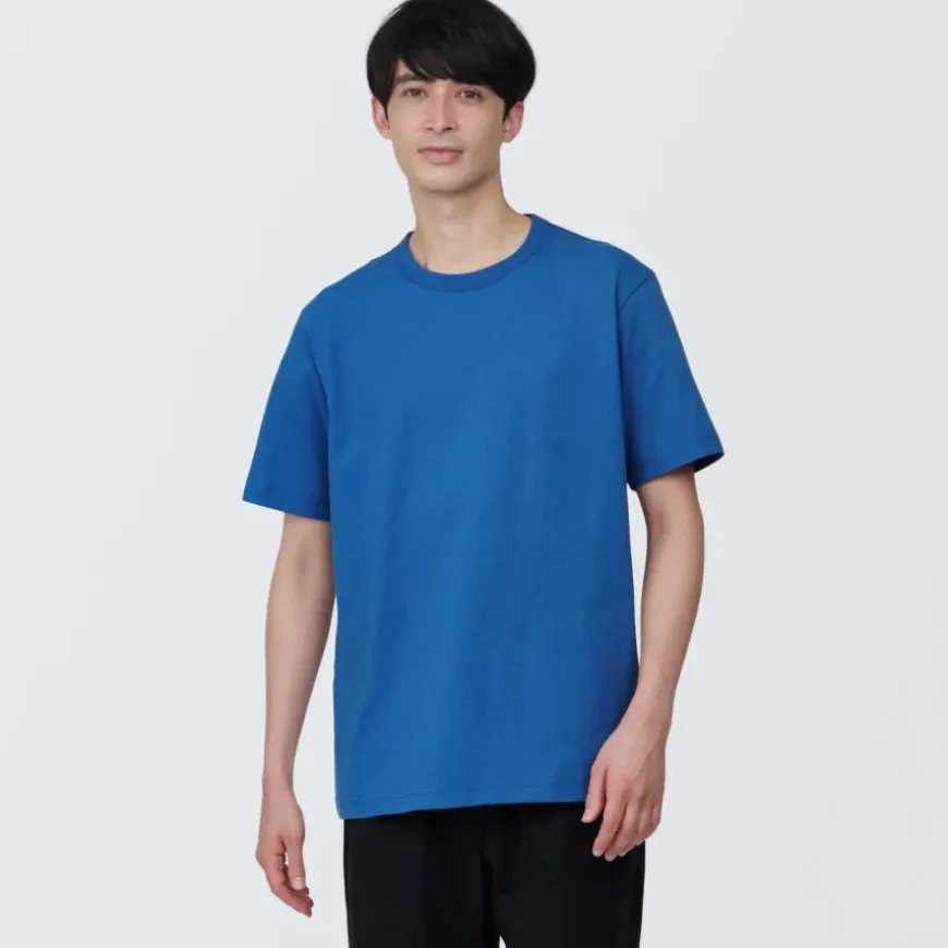 Men's Washed Heavy Weight Crew Neck Short Sleeve T-Shirt