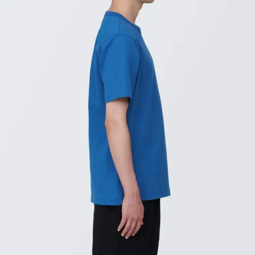 Men's Washed Heavy Weight Crew Neck Short Sleeve T-Shirt