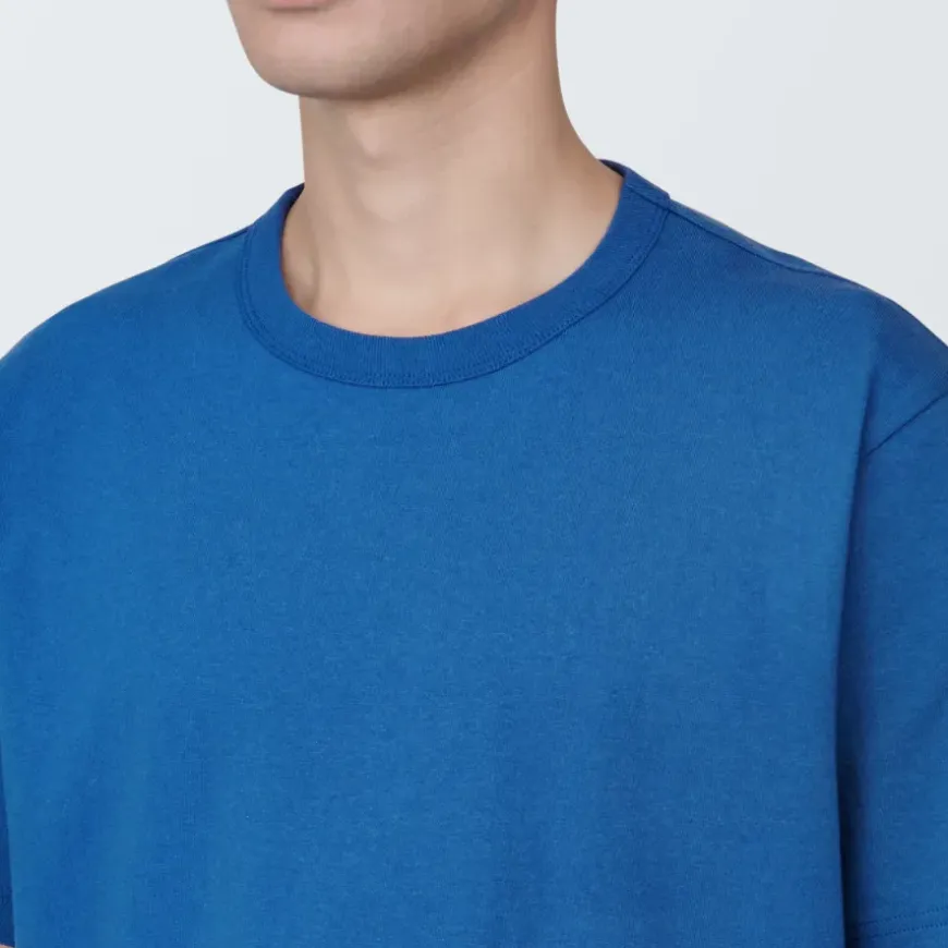 Men's Washed Heavy Weight Crew Neck Short Sleeve T-Shirt