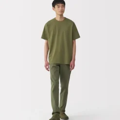Men's Washed Heavy Weight Crew Neck Short Sleeve T-Shirt