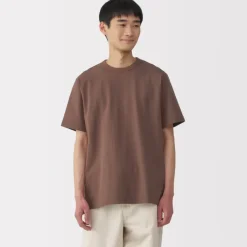 Men's Washed Heavy Weight Crew Neck Short Sleeve T-Shirt