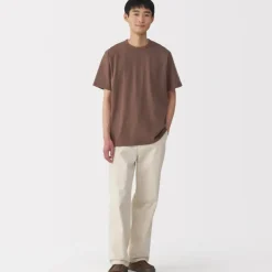Men's Washed Heavy Weight Crew Neck Short Sleeve T-Shirt