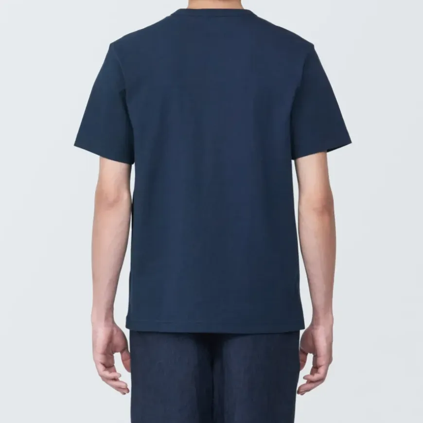 Men's Washed Heavy Weight Crew Neck Short Sleeve T-Shirt