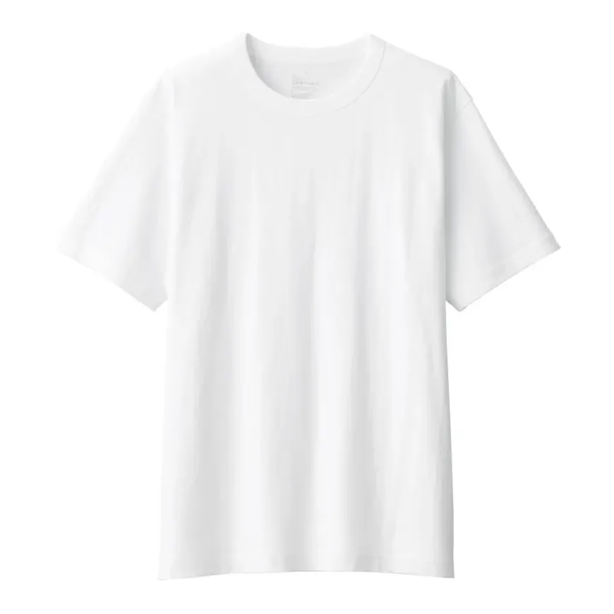 Men's Washed Heavy Weight Crew Neck Short Sleeve T-Shirt