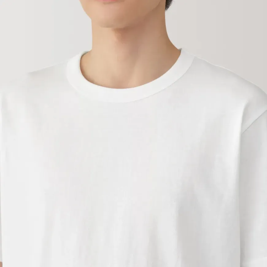 Men's Washed Heavy Weight Crew Neck Short Sleeve T-Shirt