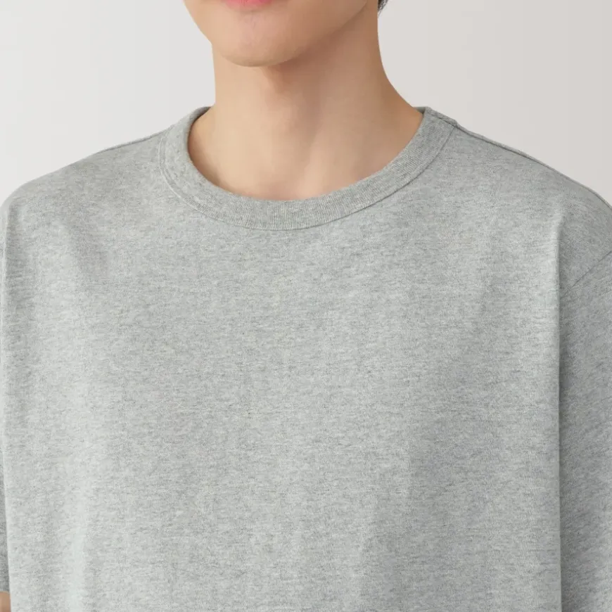 Men's Washed Heavy Weight Crew Neck Short Sleeve T-Shirt
