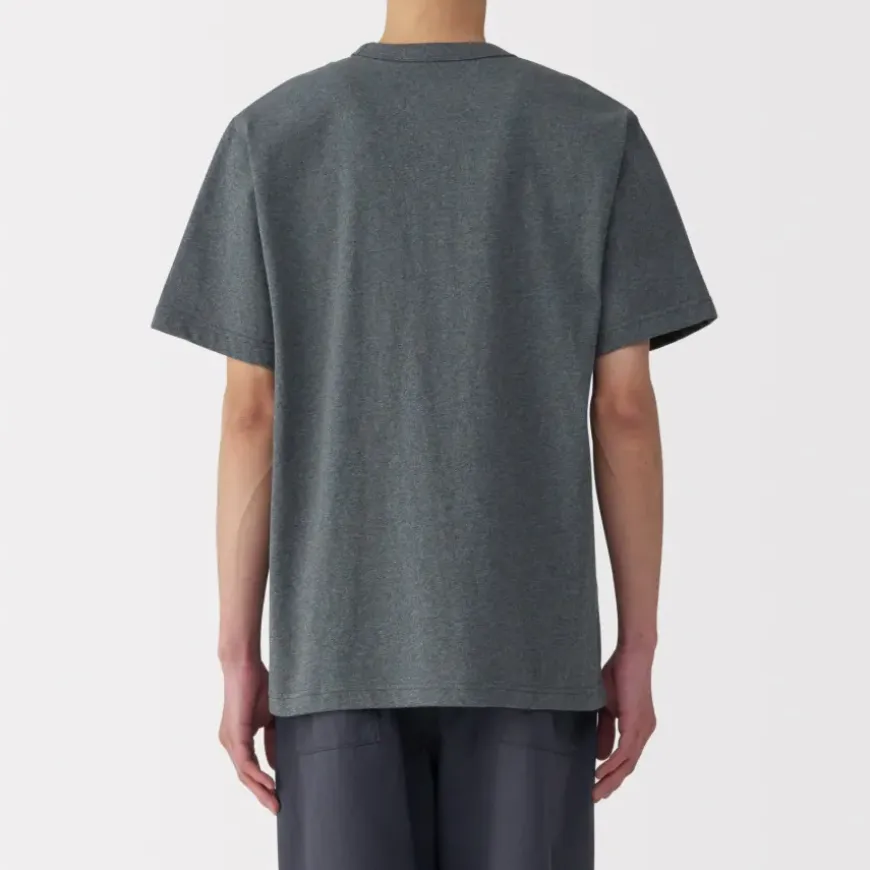 Men's Washed Heavy Weight Crew Neck Short Sleeve T-Shirt
